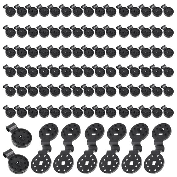 Maoww 50 Pcs Clip de Fixation de Filet Pare-Soleil Recyclable Crochet de Boucle Outils de Jardin Pince de Fixation pour Installation Domestique Crochets 100ps