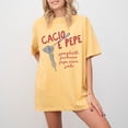 thumbnail image 5 of Cacio E Pepe Cotton T-Shirt Boho Retro Style, Trendy Graphic Tee Italian Foodie, Pasta Lov, 5 of 7