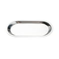thumbnail image 1 of Storage Tray Mini Portable Oval Stainless Steel Towel Tray for Household L Kitchen Tool, 1 of 6