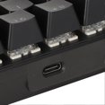 thumbnail image 4 of Gaming Keyboard USB 68 Keys Blue Switch N Key Rollover 10 RGB Backlit Modes Wired Keyboard for Desktop Laptop Black, 4 of 4