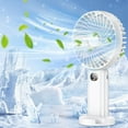 thumbnail image 3 of Dopebox Small Portable Air Cooler Portable Misting Fan Portable Tent Air Conditioner 3 Speed Evaporative Cooler, for Home Office Bedroom Dorm (White), 3 of 9