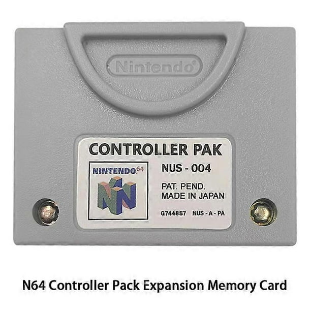 1pc Memory Card 64 Controller N64 Controller Pack Expansion Me Gray onesize