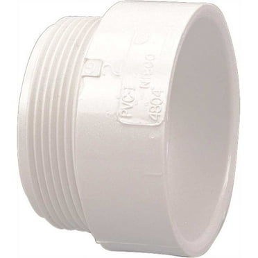 NIBCO C4804HD112 1-1/2 in. PVC DWV Hub x MPT Male Adapter Fitting