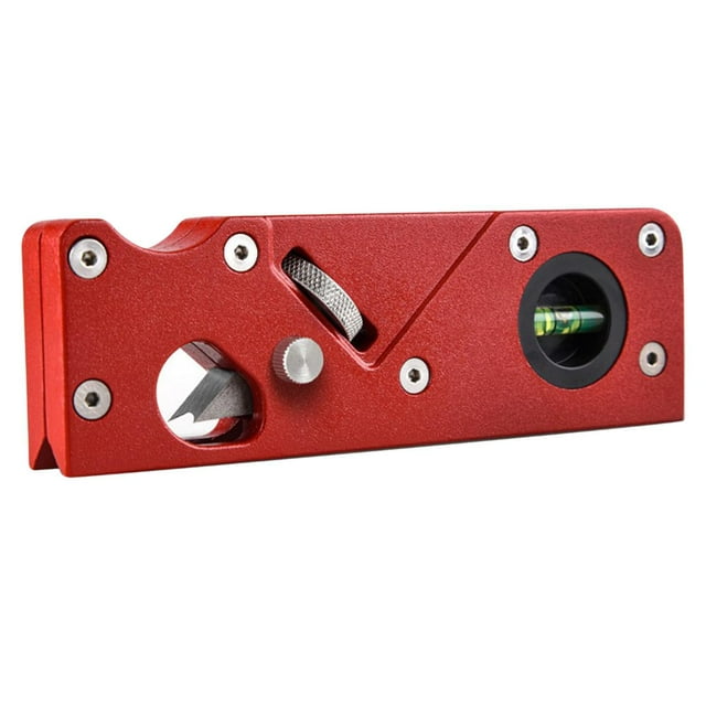 jinwen Chamfer Plane for Wood DIY Metal Manual Wood Tool Red B