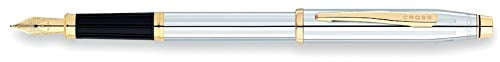 Cross Century® II Medalist® Polished Chrome with 23KT Gold-Plated Appointments and 23KT Gold-Plated Fine Nib Fountain Pen