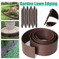 thumbnail image 1 of Garden Border Landscape Edging Coil with Stakes - 10-feet, Brown, 1 of 7