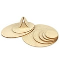 thumbnail image 3 of 20PCS Natural Wood Pieces Slice Round Unfinished Wooden Discs for Crafts Centerpieces DIY Christmas Ornaments 4Inch, 3 of 6