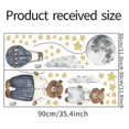 thumbnail image 2 of 2Pcs Playfull Cartoon Wall Sticker Set for Whimsical Room Decoration, 2 of 3