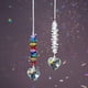 thumbnail image 4 of Prisma de cristal de la lámpara colgante del atrapasueños de cristal del corazón para la decoración del jardín del hogar, 4 of 5