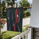 thumbnail image 5 of Bandera de jardín de temporada de Spider-Man, bandera de doble cara, bandera navideña para decoración navideña al aire libre., 5 of 8