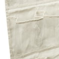 thumbnail image 6 of Honey-Can-Do 24-Pocket Polycotton and PVC Over-the-Door Hanging Shoe Organizer, Natural/Clear, 6 of 8
