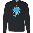 thumbnail image 3 of Inktastic Pirate Shark, Cute Shark, Little Shark, Blue Shark Long Sleeve T-Shirt, 3 of 5