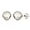 White, variant on Pori Jewelers Premium 14K Gold Ball Stud Earrings- Women