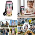 thumbnail image 6 of KUIFORTI Pink Axolotl Print Bookbag with Lunch Box, 4 Piece Kids Backpack Set for Elementary Middle School Students, Cute Boys Girls School Bag with Pencil Pouch Water Bottle Sleeve, 6 of 7