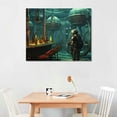 thumbnail image 2 of ONETECH Wall Art for Underwater BAR Octopus Steampunk New Giant Canvas Wall Art Kitchen Wall Decoration Picture Canvas Prints Framed Ready to Hang Contemporary Canvas Artwork for Wall Decor 20\x16\, 2 of 4