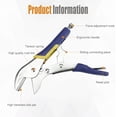 thumbnail image 3 of CATPAN Hose Pinch Off Pliers, C45 Steel Heavy Duty Sheet Metal Clamp Tool, Equipped with 7mm Straight Jaw Locking Pliers, Large Clamping Force for Sealing Copper Pipes, 3 of 9