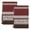 Red, variant on Purple Floral Kitchen Towels Set of 1, Modern Farmhouse Leaves Brown Striped Absorbent Dish Towels for Kitchen, Microfiber Hand Towel, Quick Drying Tea Towel for Cleaning Decorative Dishcloths