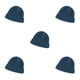 thumbnail image 3 of Minnieouse Gorros Gorros de punto de invierno Lana Lindo Cuff Hat Pullover Hip Hop Ropa fría a prueba de viento Regalos para esquiar azul Type2 NO2, 3 of 6