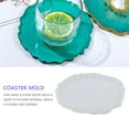 thumbnail image 3 of 6 Pieces Resin Coaster Large Silicone Mold Irregular Wave Shape Mold, 3 of 5