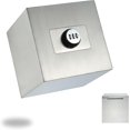 thumbnail image 1 of Password Reusable Stainless Steel Metal Piggy Bank with Combination Lock for Saving Money (Silver, 15cm), 1 of 4