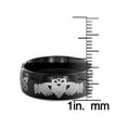 thumbnail image 3 of Men's Black-Plated Stainless Steel Claddagh Ring, 3 of 4