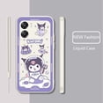 thumbnail image 2 of Sanrio-funda Cinnamoroll Kurome para OPPO Find X5 X3 X2 Lite Pro Neo A94 A74 A72 A53 A9 A5 2020 4G 5G, carcasa con cuerda líquida, Core Fivean unisex, 2 of 2