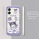 thumbnail image 2 of Sanrio-funda Cinnamoroll Kurome para OPPO Find X5 X3 X2 Lite Pro Neo A94 A74 A72 A53 A9 A5 2020 4G 5G, carcasa con cuerda líquida, Core Fivean unisex, 2 of 2