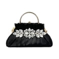 thumbnail image 1 of Bolsa De Embrague De Noche Bolsa de mano de noche para mujer, Bolsa de fiesta de cóctel con diamantes de imitación, Bolsa de mensajero brillante Sywqhk Para Estrenar, 1 of 3