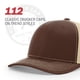 thumbnail image 4 of Gorra de béisbol Richardson 112 Trucker Snapback Solid Black, 4 of 5