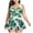 Green 1, variant on Aboser Two Piece Tankini Swimsuits for Women Plus Size Swim Suits with Boyshorts Trendy Tropical Print Swimdress Bathing Suit Tummy Control Swimwear