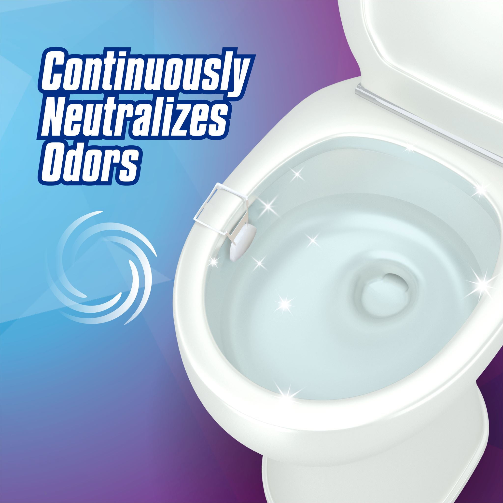 (2 pack) Bowl Fresh Toilet Bowl Deodorizer Hanger, Lavender Scented