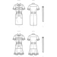 thumbnail image 3 of Simplicity Misses Shirt Dress with Belt-16-18-20-22-24, 3 of 7