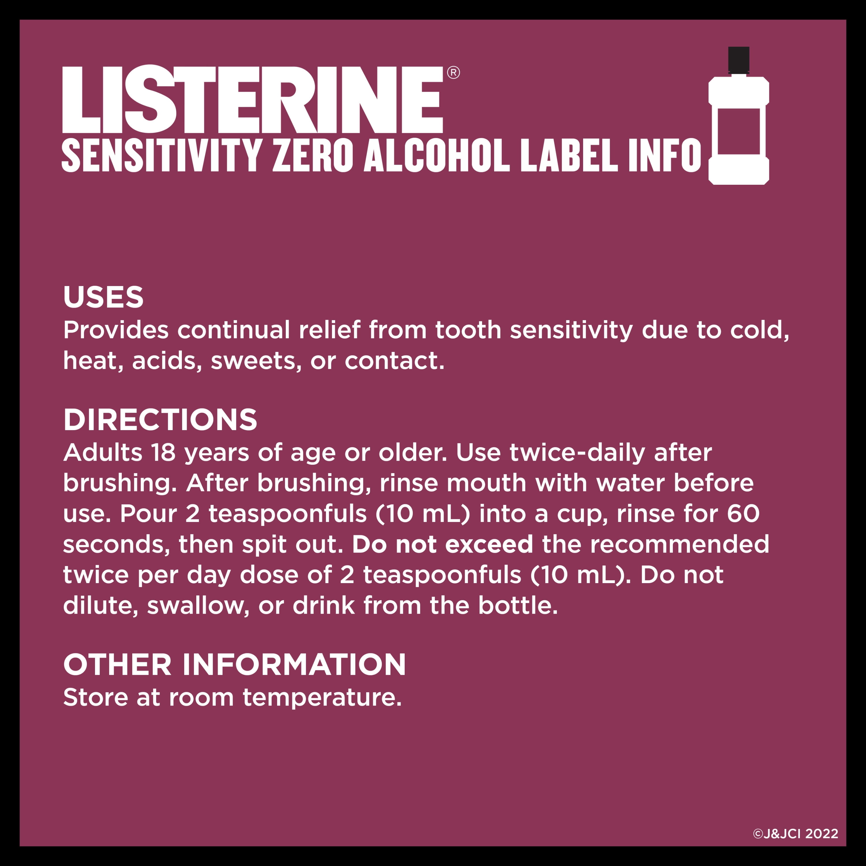 Listerine Sensitivity Alcohol Free Mouthwash In Fresh Mint 500 Ml Walmart Com Listerine Sensitivity Alcohol Free Mouthwash In Fresh Mint 500 Ml Walmart Com