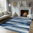 thumbnail image 6 of SARAG 5'x7' Area Rugs for Living Room,Machine Washable Non-Slip Modern Indoor Carpet for Bedroom Dining Room Office Farmhouse,Blue Gray, 6 of 10