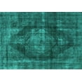 thumbnail image 1 of Ahgly Company Indoor Rectangle Oriental Turquoise Blue Industrial Area Rugs, 5' x 8', 1 of 4
