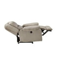 Serta PushButton Power Recliner with Deep Body Cushions, Upholstered