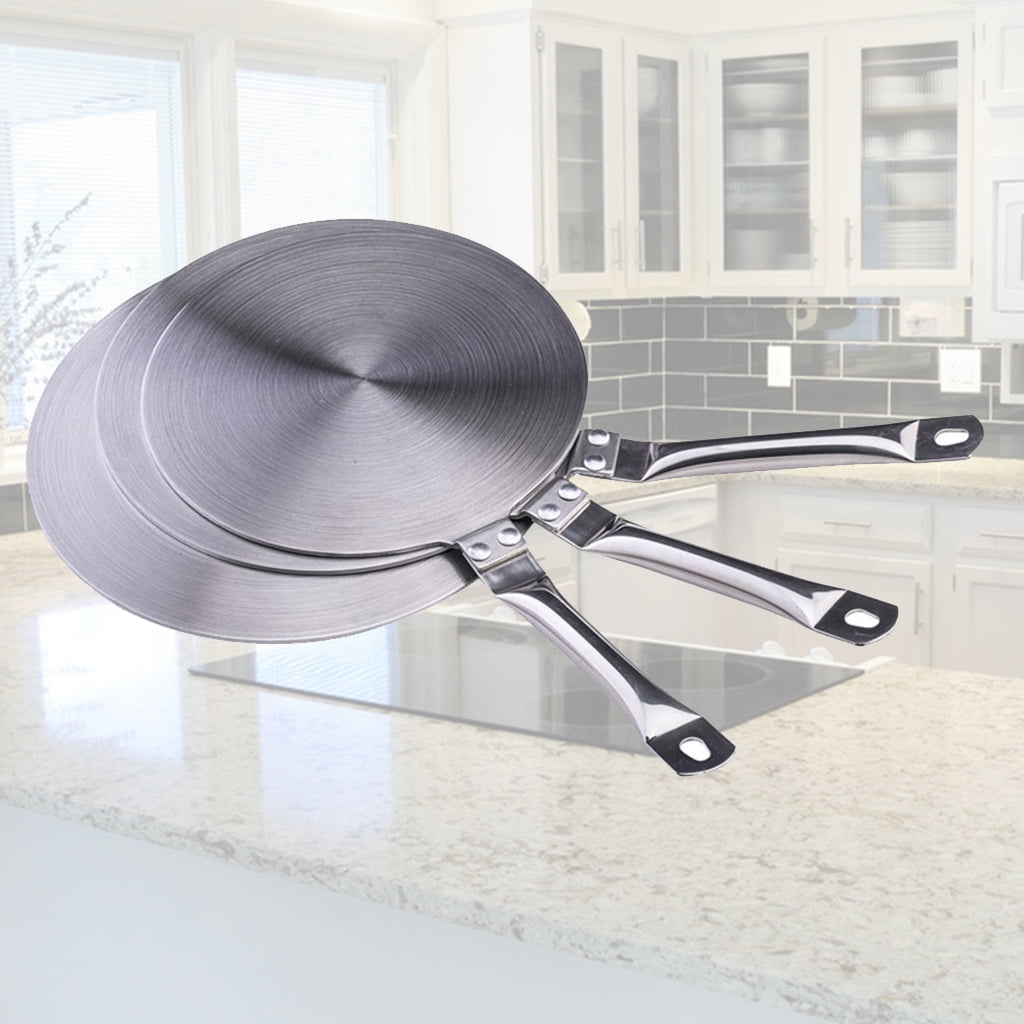 Oasiva Diffuser Plates for Electric Gas Stove Glass Induction Heat Diffuser with Handle