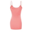 thumbnail image 2 of Essential Basic Women's Basic Casual Long Camisole Cami Top Regular and Plus Sizes, 2 of 3