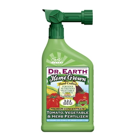 Dr. Earth Organic & Natural Home Grown Tomato, Vegetable & Herb Fertilizer, 32 oz