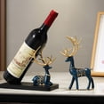 thumbnail image 2 of Estante para vino tinto Linglan Deer Billuyoard decoración elegante resina color Beige, 2 of 6