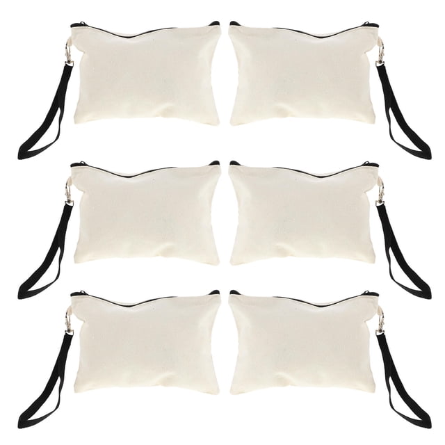 BESTYASH 6Ud Para Artículos De Colgante Beige Con Cremallera Portátil Y Asa Cómoda