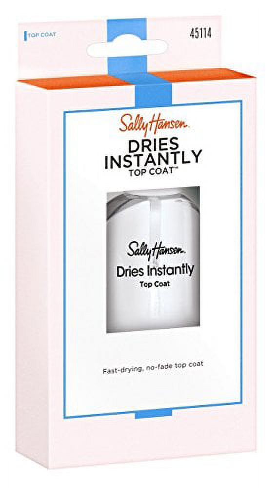 Sally Hansen Dries Instantly Top Coat Nail Polish for Women, No Fade, 0.45 fl oz - image 2 of 5