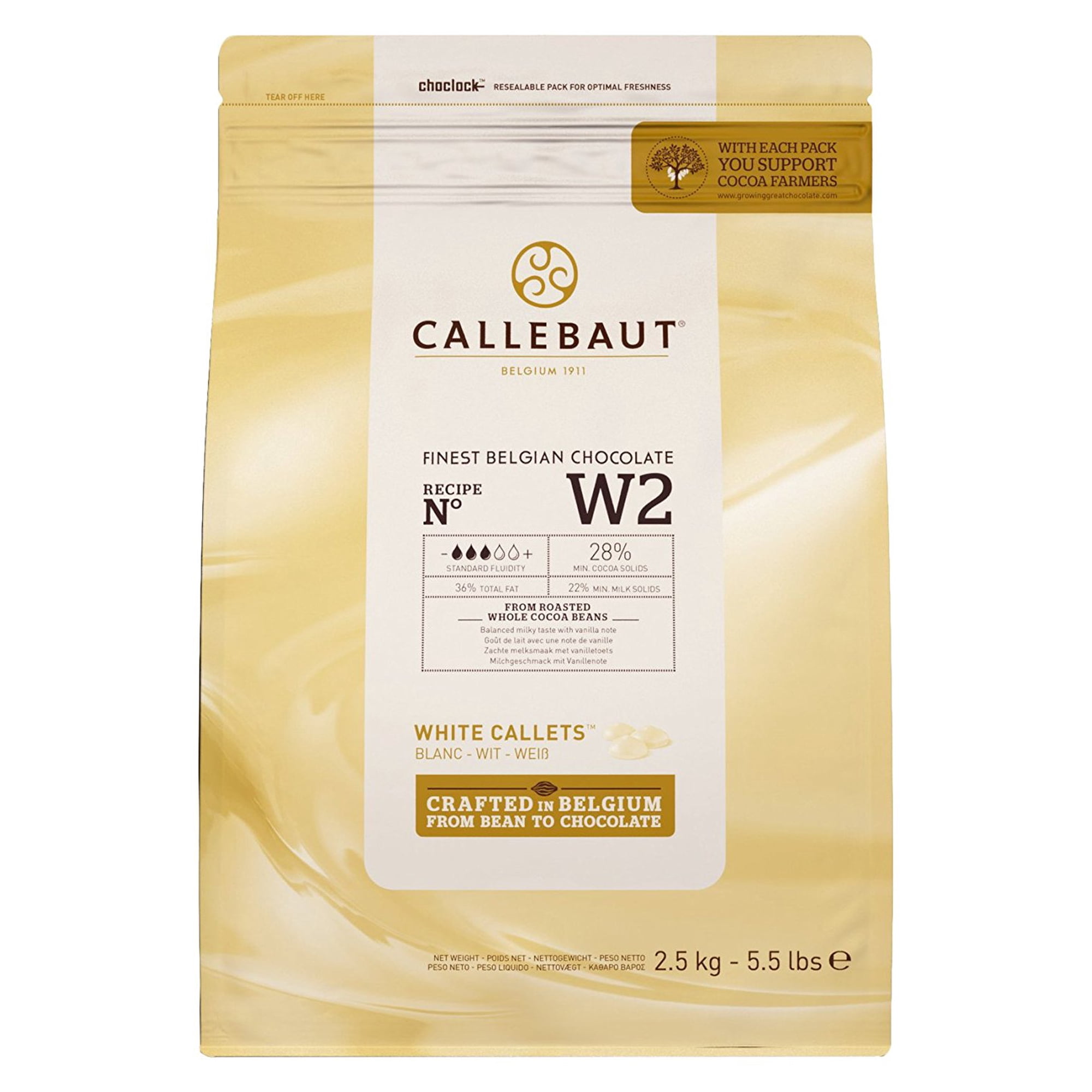 Callebaut White Chocolate W2 - 2.5 kg - Walmart.ca