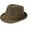 Brown, variant on Men's Women’s Classic Cotton Fedora Trilby Gangster Gentleman Hat Sun Jazz Cap