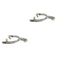 thumbnail image 1 of Espuelas de caballo shamjiam 2 piezas con engranaje acero inoxidable, 1 of 8