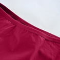 thumbnail image 7 of LYEAA Cotton Bikini Underwear Women Low Rise Cool Briefs Breathable Comfort Solid Daily Panties Fashionable Underpants Red 2XL, 7 of 7