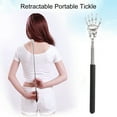 thumbnail image 3 of Happydeer Extendable Stainless Steel Ghost Hand Back Scratcher Portable Telescopic Claw Massager Tool Funny Gift for Seniors Dad Men Women, 3 of 13