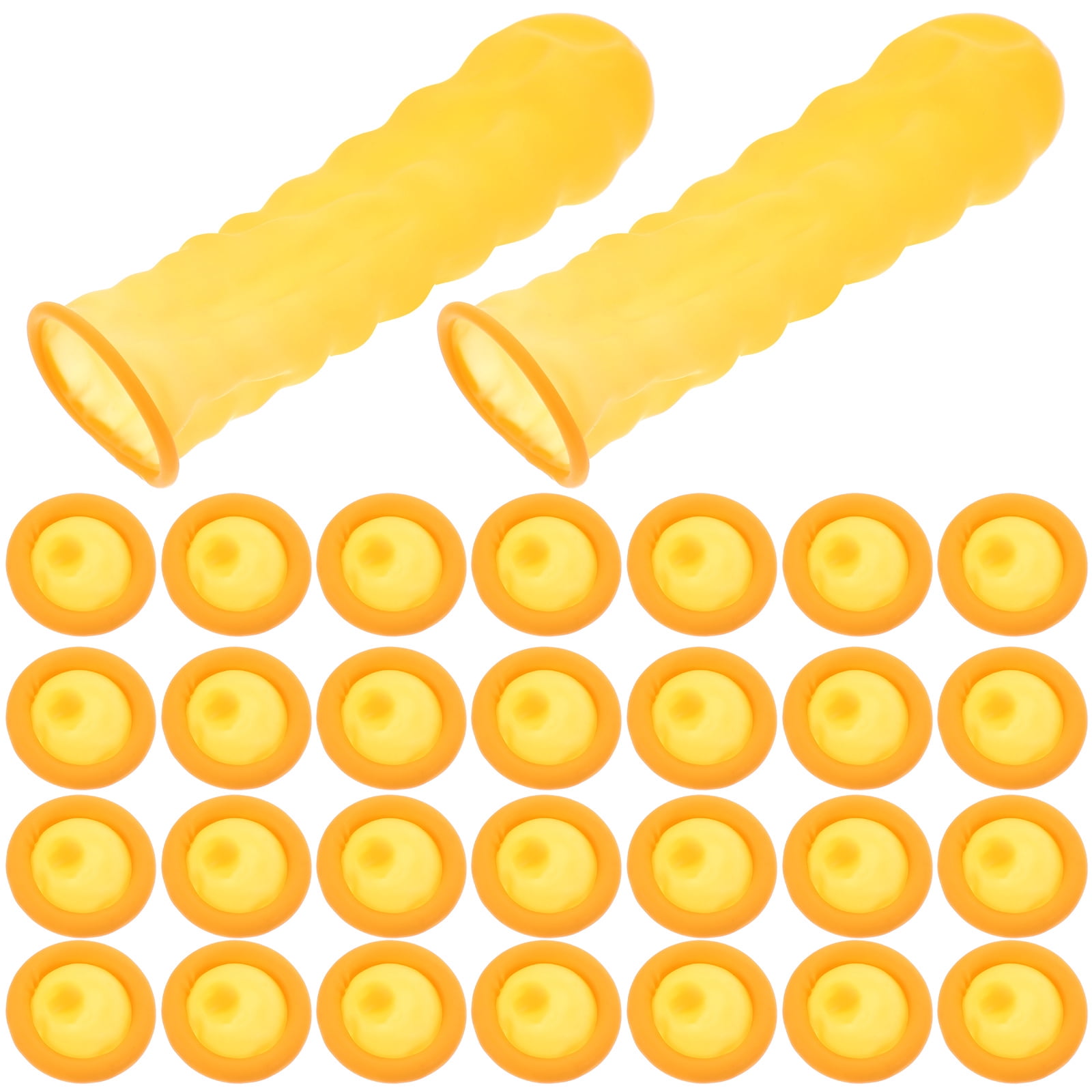 100 Pcs Housses de Doigts en Latex Anti-Usure Protection des Articulations des Doigts