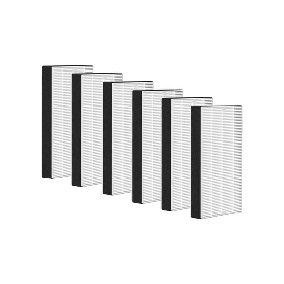 Nispira HEPA Replacement Filter F1 Allegen Reduction Compatible with Filtrete Air Purifier C01 T02. Compared to Part FAPF-F1-A. 6 Units
