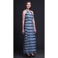 thumbnail image 5 of Bimba Shibori Ladies Sleeveless Long Print Maxi Dress with Side Slits Summer Wear-Small, 5 of 6